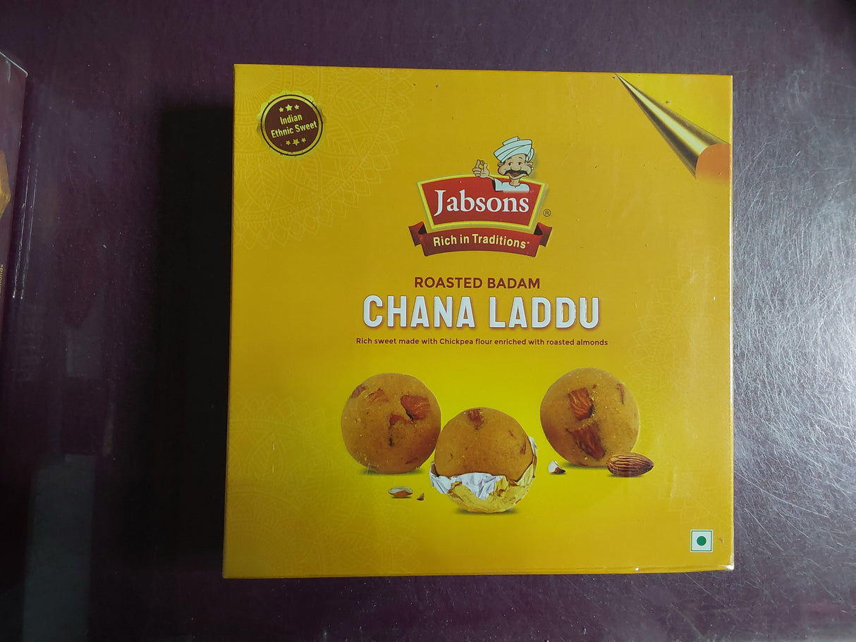Jabsons roasted badam chana laddu 400g