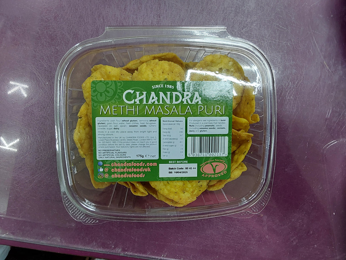 Chandra methi masala puri 175g