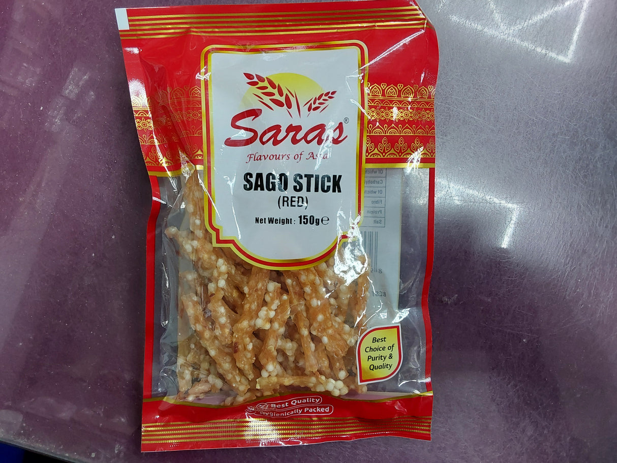 Saras sago stick red 150g