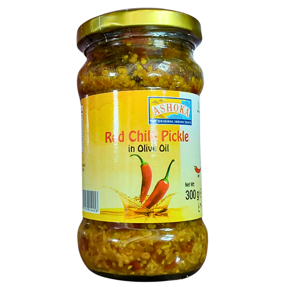 Ashoka red chilli pickle in olive oil 300g