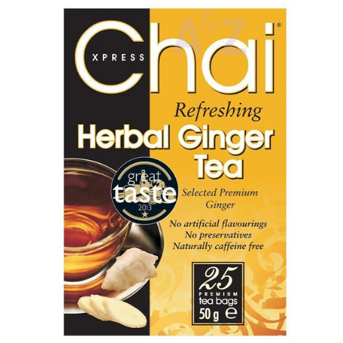 Chai Xpress Herbal Ginger Tea Bags