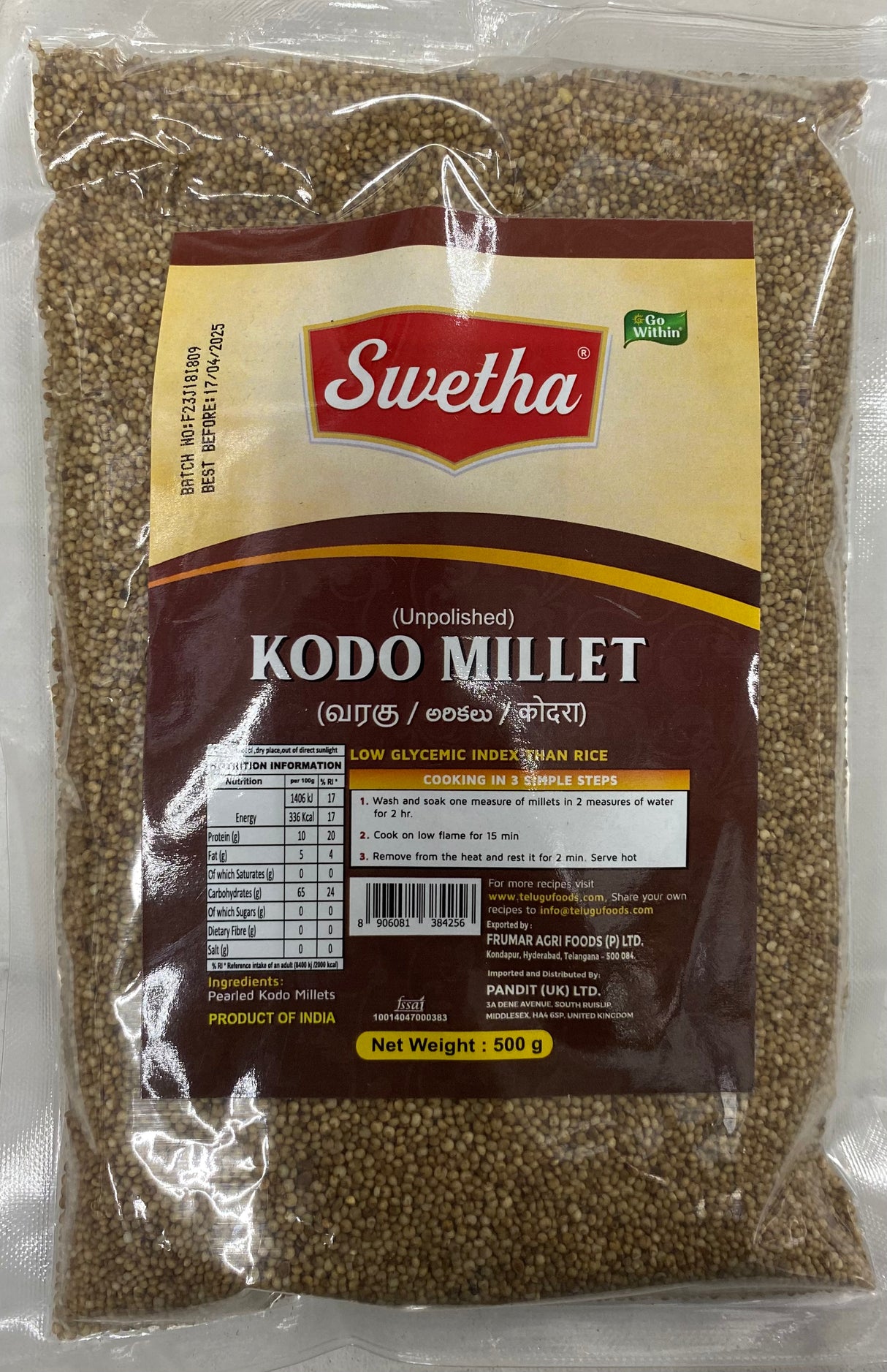 Go Within Kodo Millet