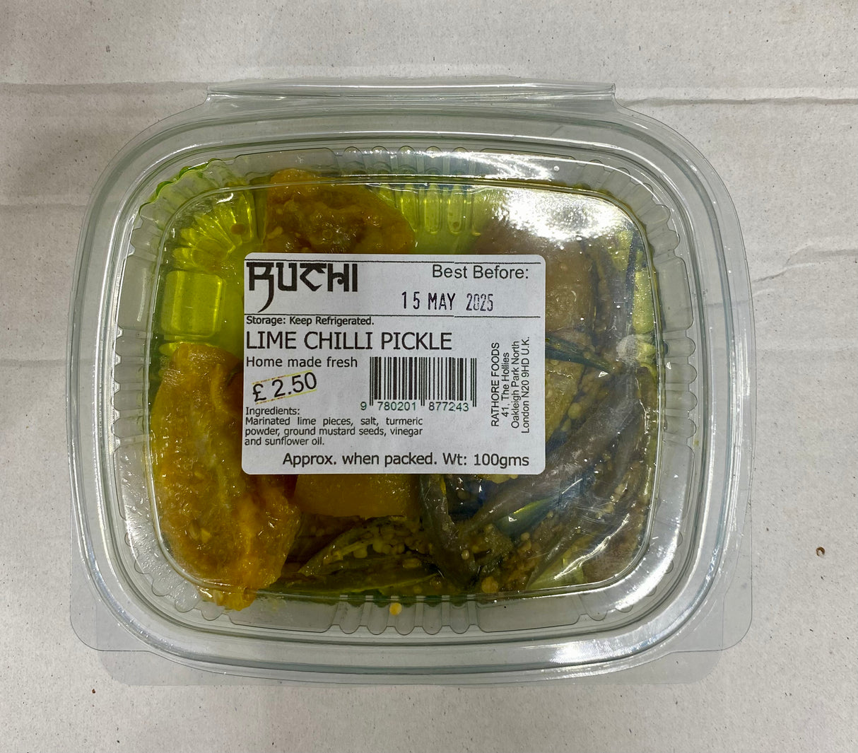 Ruchi Lime Chilli Pickle