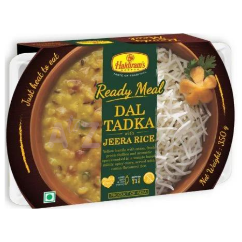 Haldirams Frozen Dal Tadka With Rice Meal