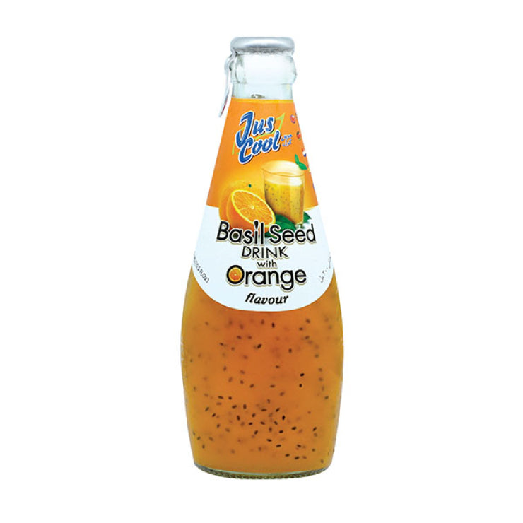 Jus Cool Orange Basil Seed Drink