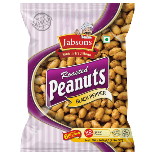 Jabsons Roasted Black Pepper Peanuts
