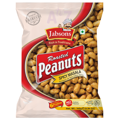 Jabsons Roasted Spicy Masala Peanuts