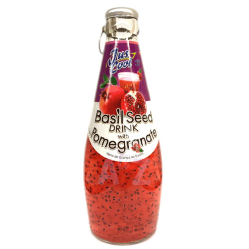 Jus Cool Pomogranate Basil Seed Drink
