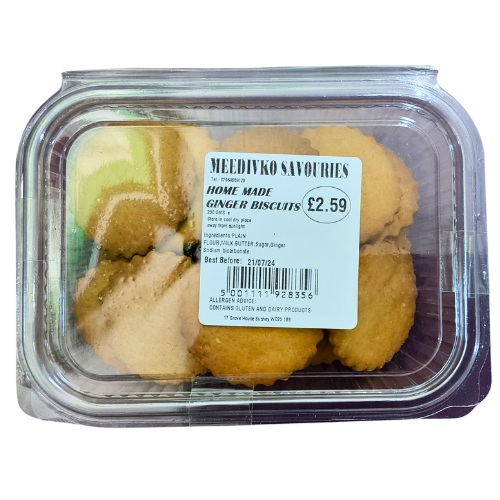 Meedivko Home Made Ginger Biscuits