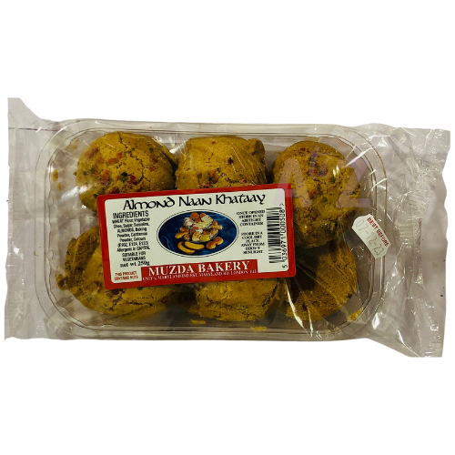 Muzda Bakery Almond Naan Khataay 250g
