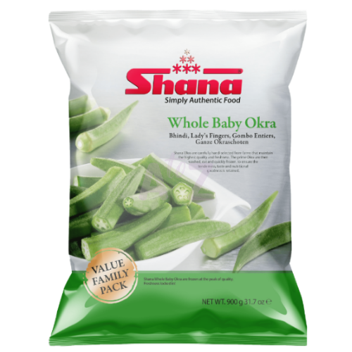 Shana Frozen Whole Baby Okra