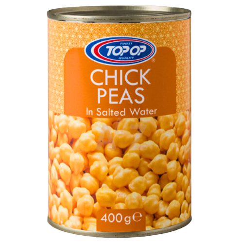 Top Op Canned Boiled Chick Peas