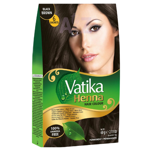 Vatika Black Brown Henna Hair Colour