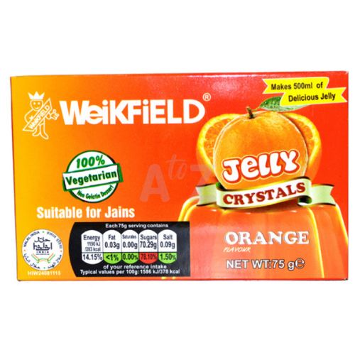 Weikfield Orange Flavour Jelly