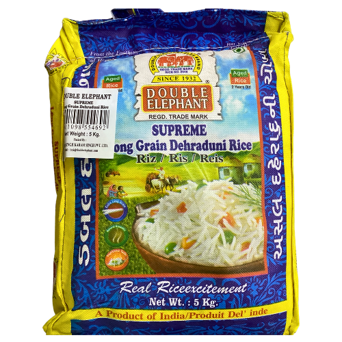 Double Elephant Dehraduni Long Grain Basmati Rice