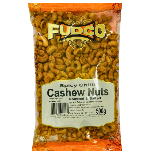 Fudco Roasted And Spicy Cashew Nuts
