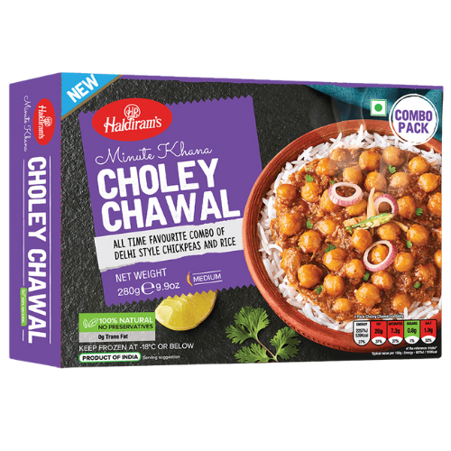 Haldirams Frozen Choley With Rice Meal