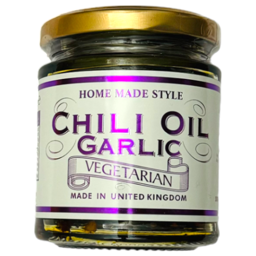 Home Made Style Chilli Oil With Garlic