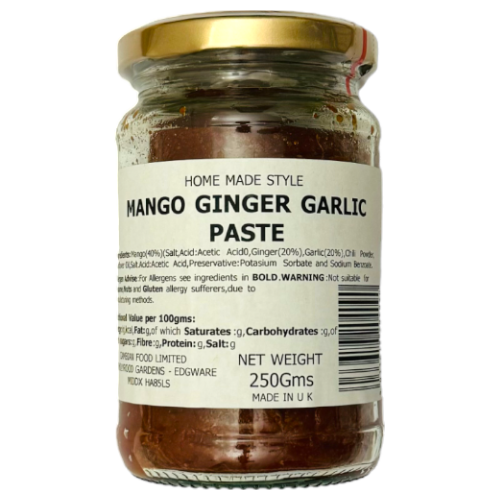 Home Made Style Mango Ginger Garlic Paste