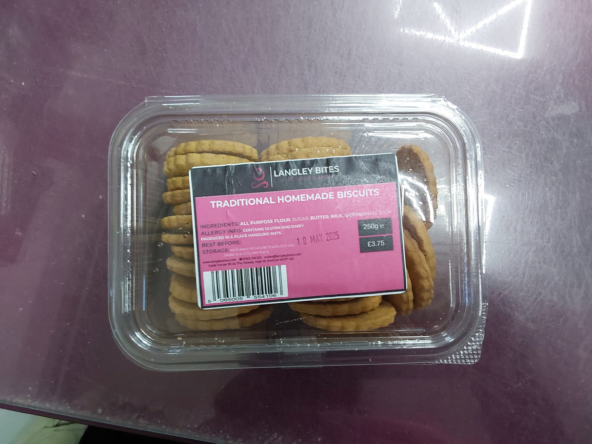 Langley bites traditional homemade biscuits 250g