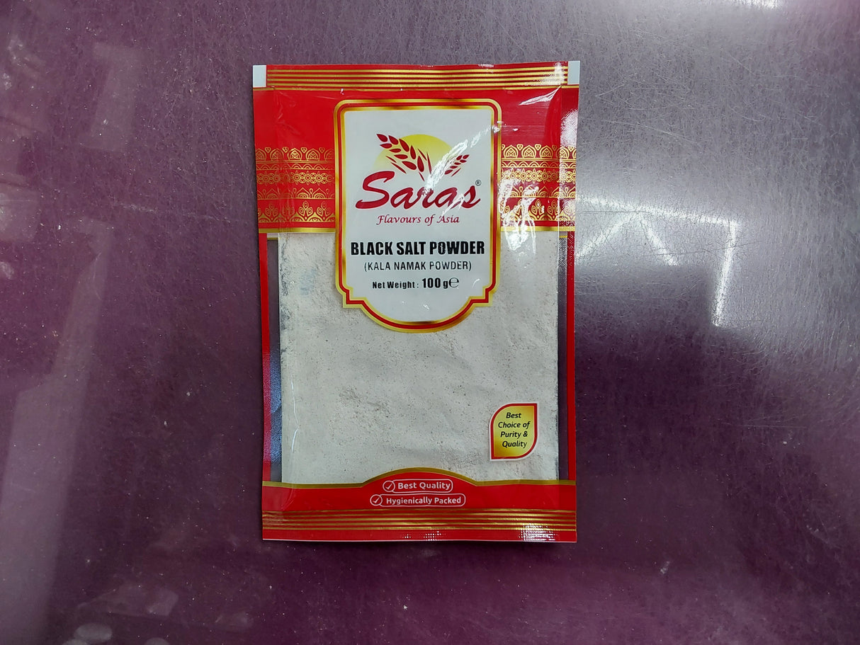 Saras black salt powder 100g