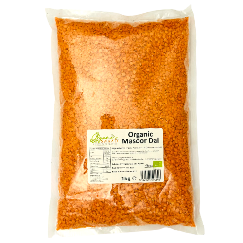 Organic swaad split red masoor dal