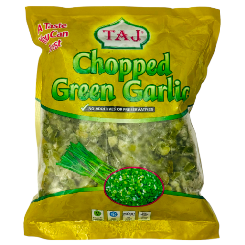 Taj Frozen Chopped Green Garlic