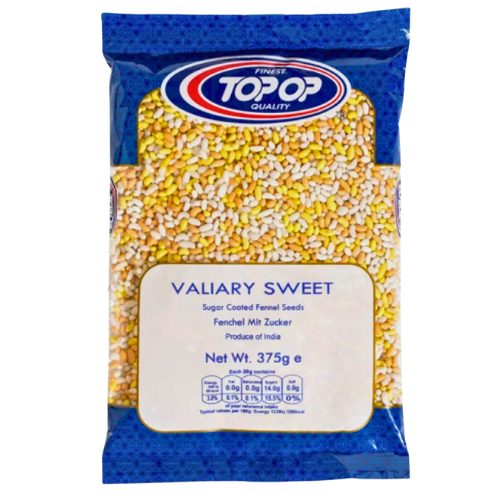 Top op sugar coated fennel seeds 375g