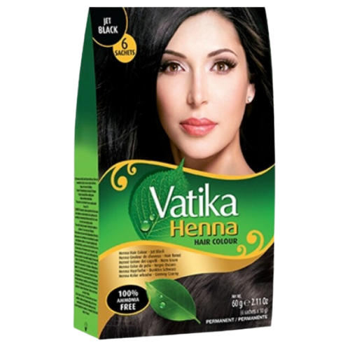 Vatika Jet Black Permanent Hair Colour