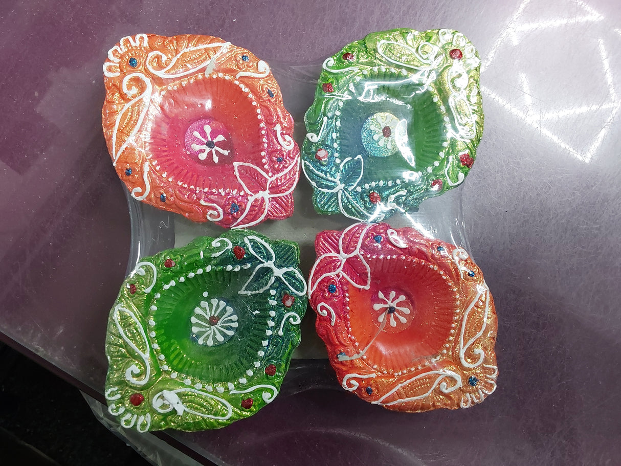 Diwali diyas (set of 4)