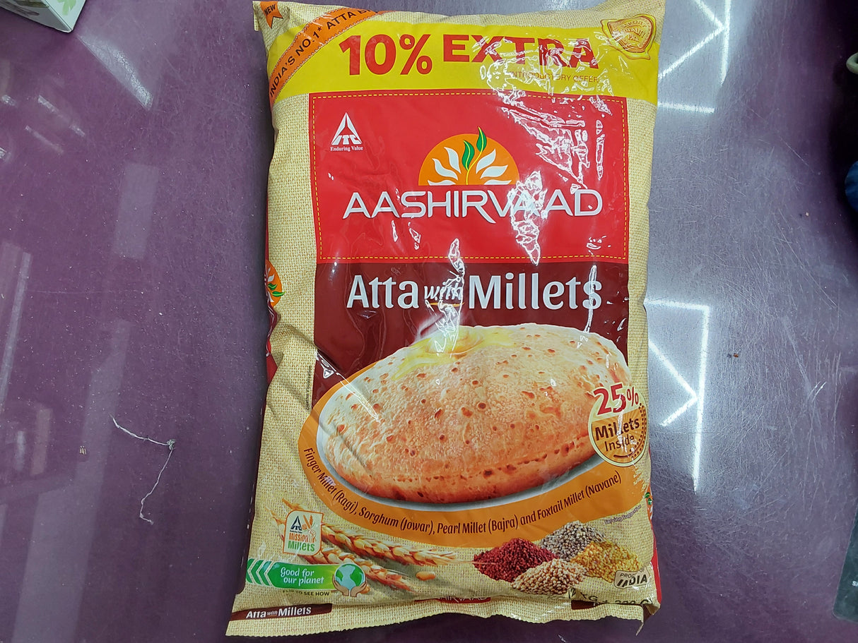 Aashirvaad atta with millets 2kg