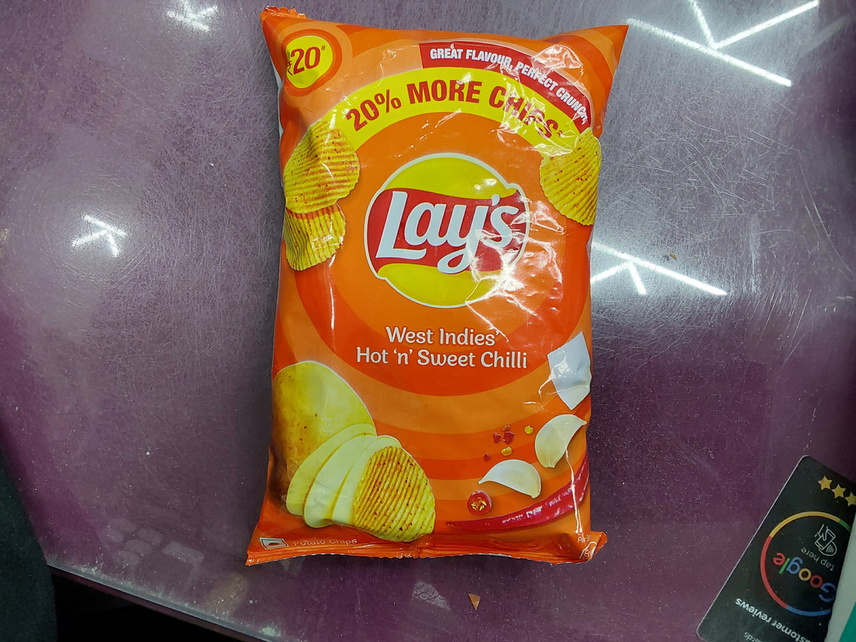 Lay's west indies hot'n'sweet chilli chips 48g