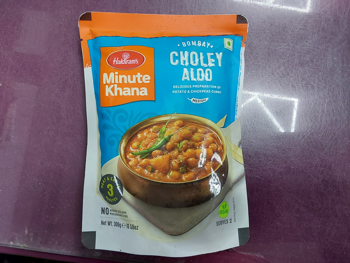 Haldiram's bombay choley aloo minute khanna 300g