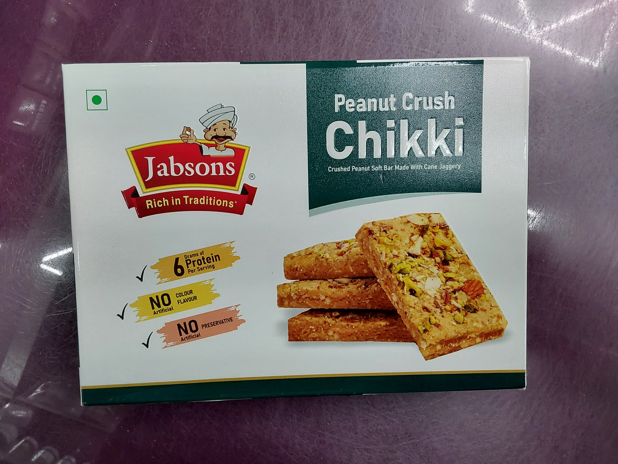 Jabsons peanut crush chikki 400g