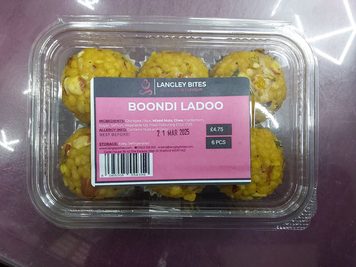 Langley bites boondi ladoo 6pcs