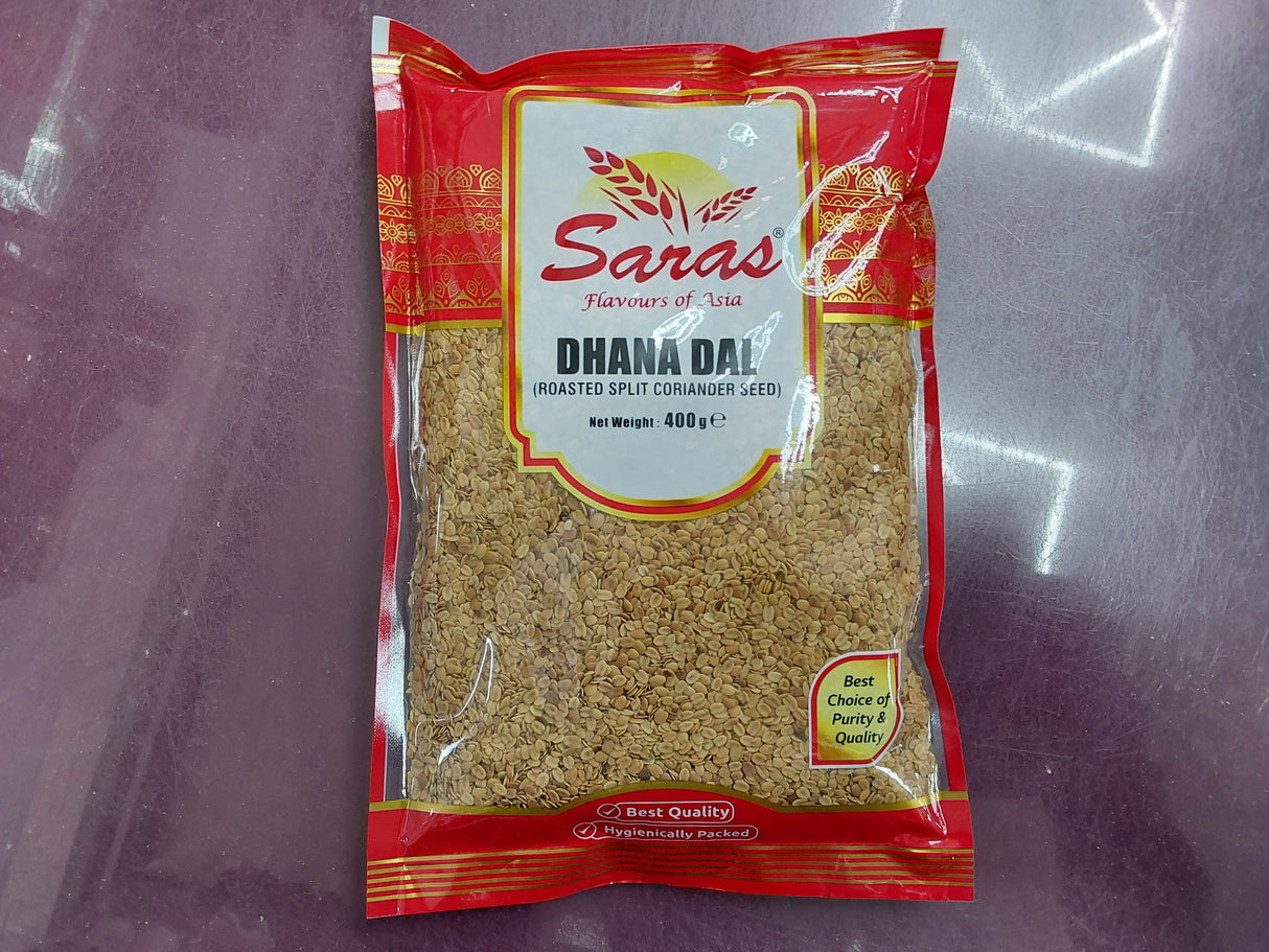 Saras dhana dal (roasted split coriander) 400g