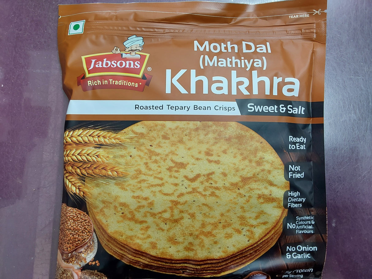 Jabsons moth dal (mathiya) khakhra 180g