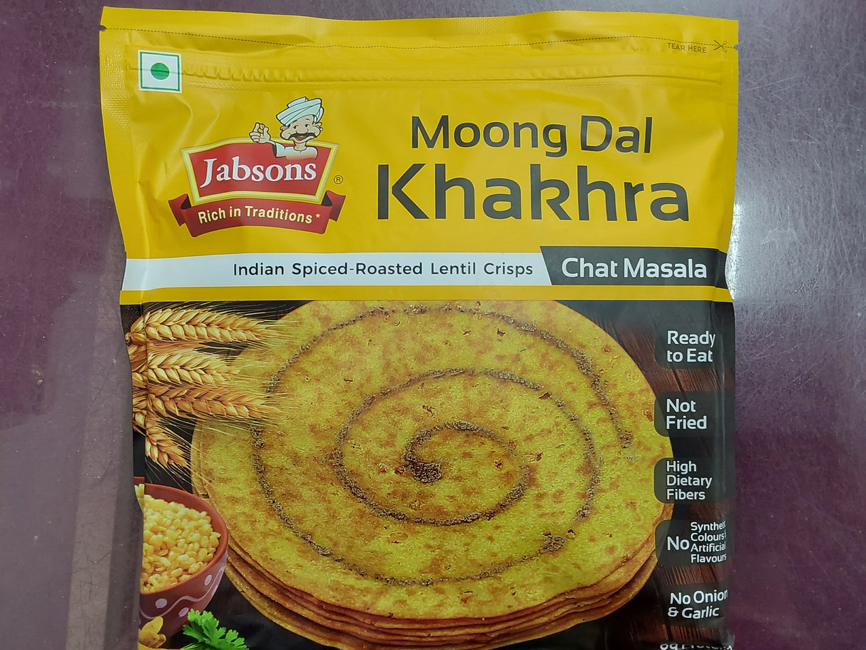 Jabsons moong dal khakhra 180g