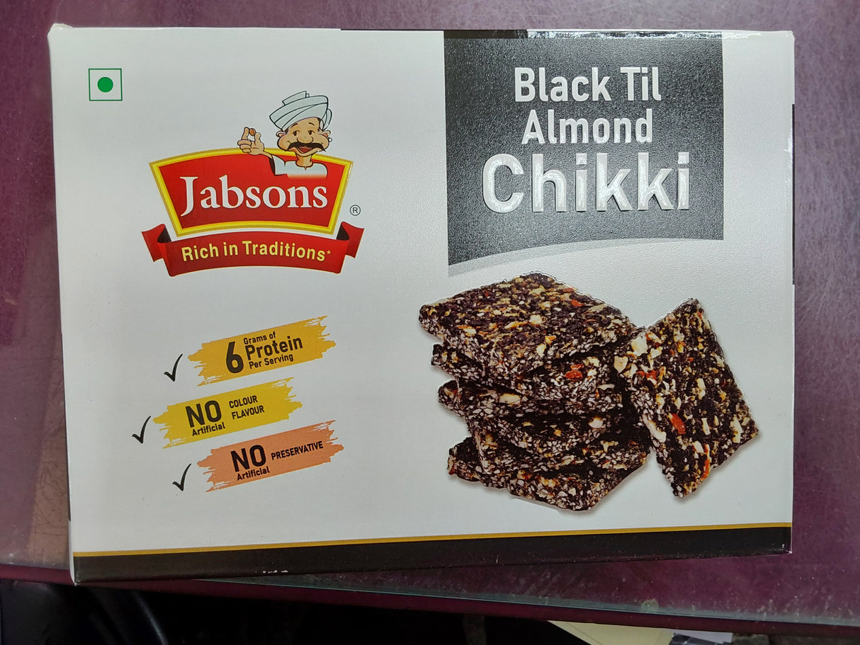 Jabsons black til almond chikki 270g