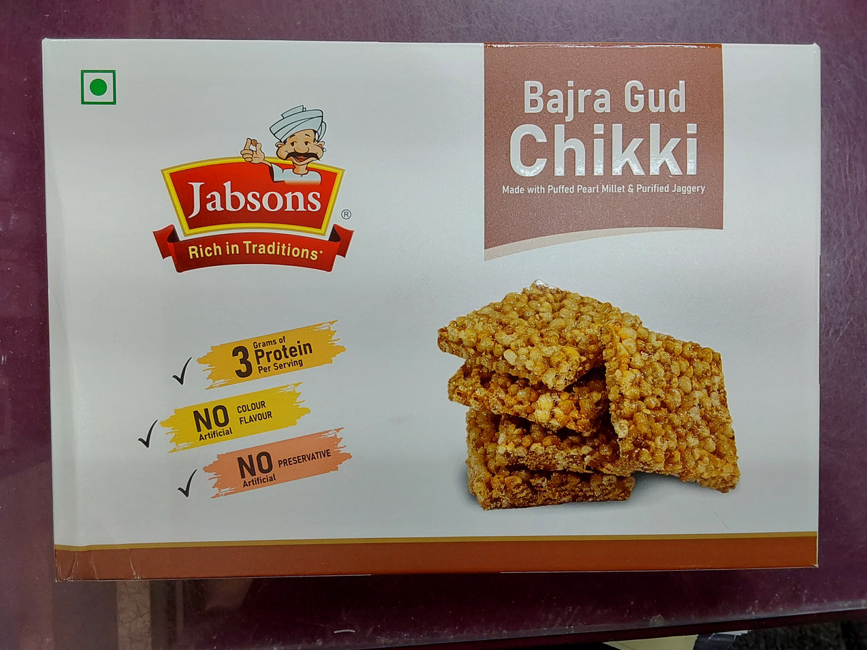 Jabsons bajra gud chikki 250g