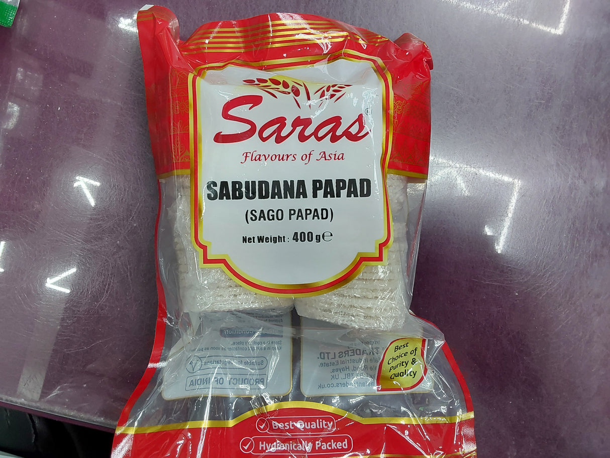 Saras Sabudana Papad 400g