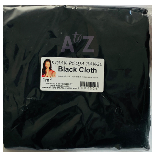 A to Z Grocers Black Square Cloth