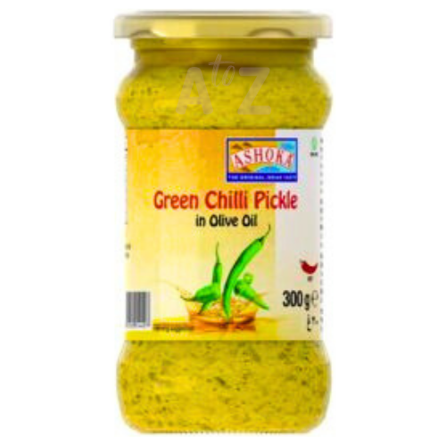 Ashoka Green Chilli Pickle In Olive Oil