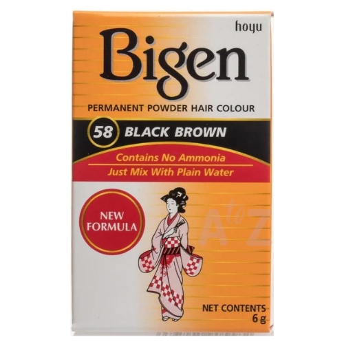 Bigen Black Brown 58 Hair Colour