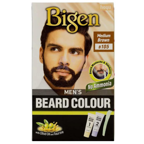 Bigen Medium Brown B105 Beard Color