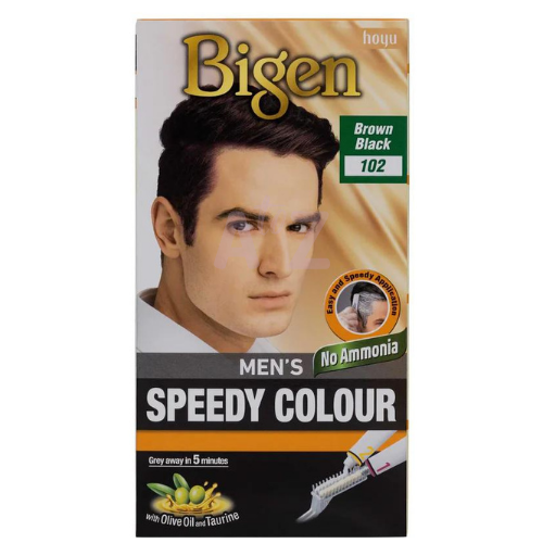 Bigen Men'S Speedy Brown Black 102 Hair Colour