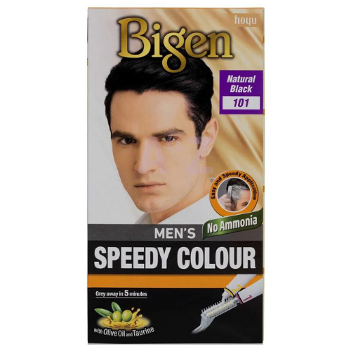 Bigen Men'S Speedy Natural Black 101 Hair Colour