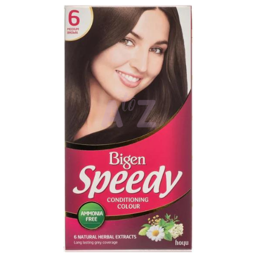 Bigen Women'S Speedy Medium Brown 6 Hair Colour