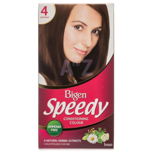 Bigen Women'S Speedy Original Chestnut 4 Hair Colour