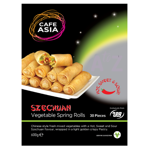 Cafe Asia Frozen Schezwan Spring Rolls